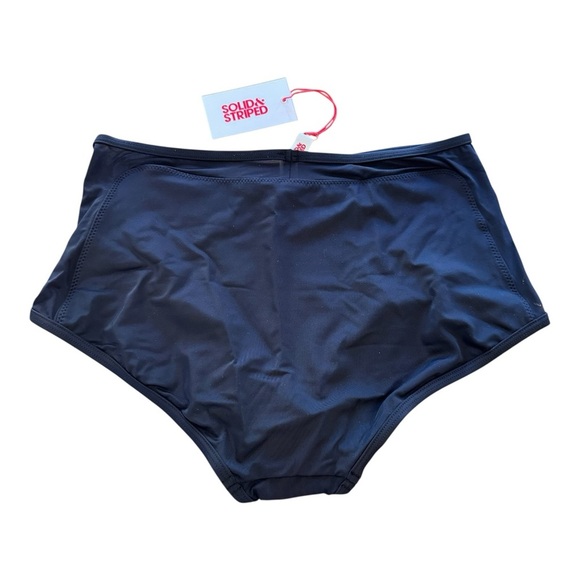 SOLID & STRIPED The Brigitte With Mesh Bottom - Black NWT - Picture 6 of 7